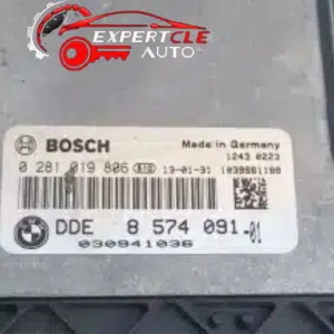 Calculateur moteur BMW DDE8574091-01 Bosch 0281019806